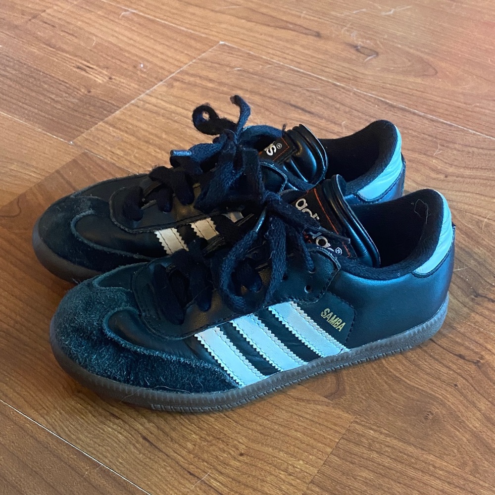 Adidas Kids Samba Black and White Sneakers